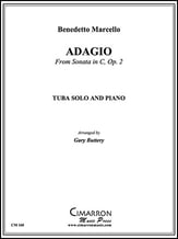 ADAGIO FROM SONATA IN C, OP. 2 EUPHONIUM OR TUBA and Piano P.O.D. cover